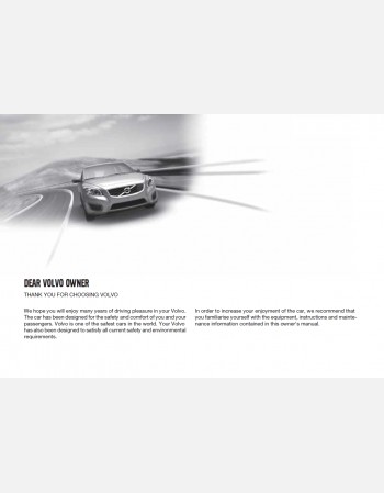 volvo v40 2013 owners manual